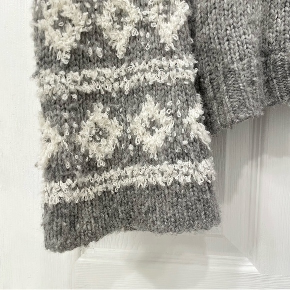 Free People Ragnar Fair Isle Split Cowl Neck Sweater - Picture 6 of 16